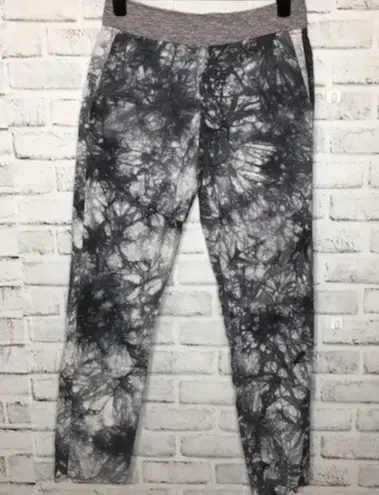 CAbi  tie dye marble jogger pant gray size XS new