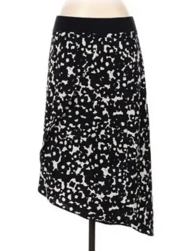 CAbi Women’s  Dixon black and white high low midi skirt size medium style 5321