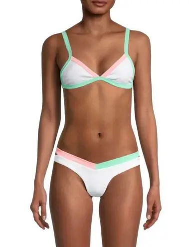 Peixoto | Tina Ribbed Top in Strawberry Mint Swirl | Small