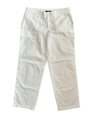 Ralph Lauren  White Womens Size 4 Cropped Capri Pants