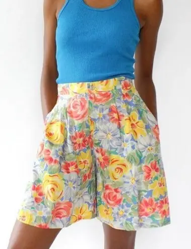 Farm Rio Vintage Floral Bermuda Shorts