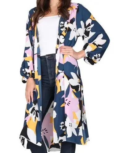 Bubble Sleeves Duster NWOT Yellow Size XL