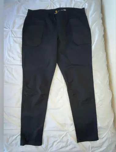 Carhartt  Women’s Black Slim Fit Force Utility Leggings SIZE X-LARGE