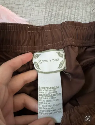 Green Tea Y2K Brown Cargo Capris