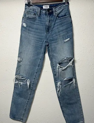 Pistola Blue Jeans with Distressed Details