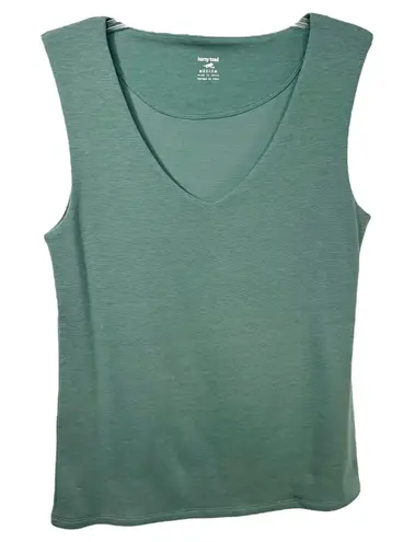 Horny Toad & Co Medium Tank Top Sleeveless V Neck Green Capsule Casual Knit 348