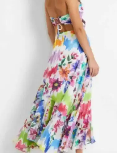 PatBO Bloom Cutout Maxi Dress White Size 4