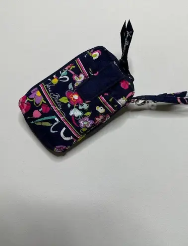 Vera Bradley  Ribbons Carry It All Wristlet Wallet Navy/Pink