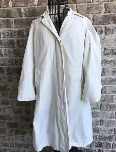 London Fog Trench Coat Maincoats 6P Petite VTG 70