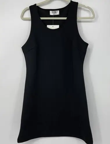 SEEK the Label BLACK FIGURE FLATTERING STRETCH LIGHTWEIGHT DRESS MEDIUM