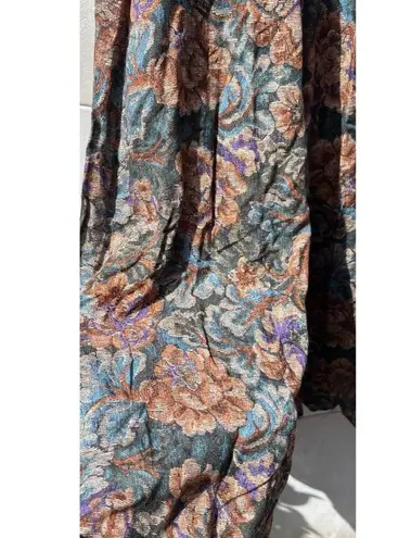 Vintage Touch Of Class Women’s Sz M/L Long Skirt Boho Western W/Pockets Green