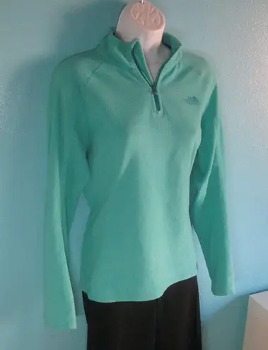 The North Face  Polartec Fleece Jacket Womens Size M Aqua Blue / Green