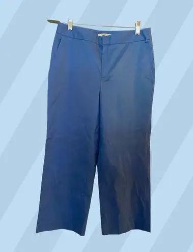 1901 Women’s Nordstrom Blue Wide Leg Cropped Pants, Size 6