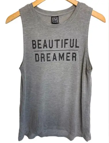 Modern Lux Beautiful Dreamer grey sleeveless tank top / L / Excellent condition