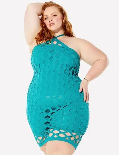 YITTY NWT Nearly Naked Open Knit Midi Dress