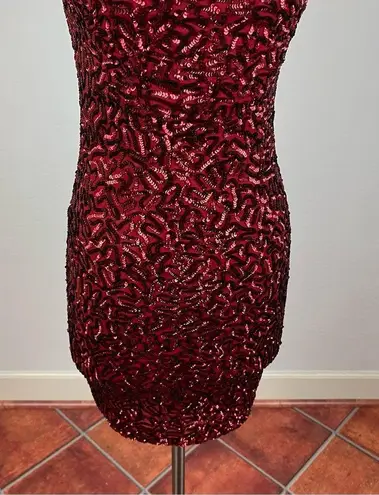 Alice + Olivia  Lyric Red Sequin Dress