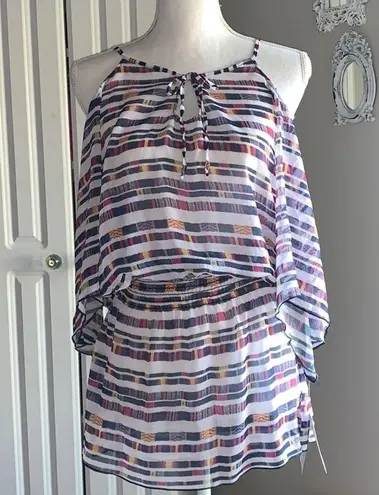 Becca Artisan Sheer Print Tunic M/L