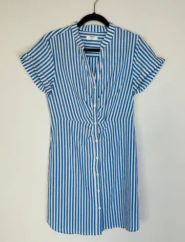 UNTUCKit Cybil Dress in Blue & White Stripe size 6