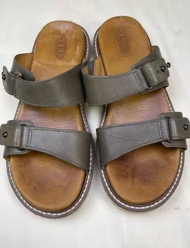 Keen Women's Silver Slide Birch Leather Sandals/Shoes Size6 SKU 5570