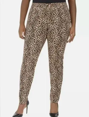 American Eagle  Leopard Print High Rise Jeggings Next Level Stretch Skinny Sz 22