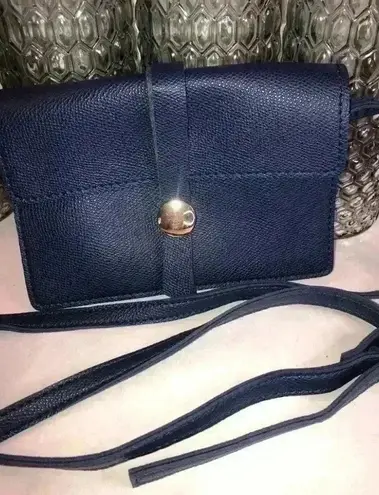 Melie Bianco Nicky Vegan Leather Mini Crossbody, Navy