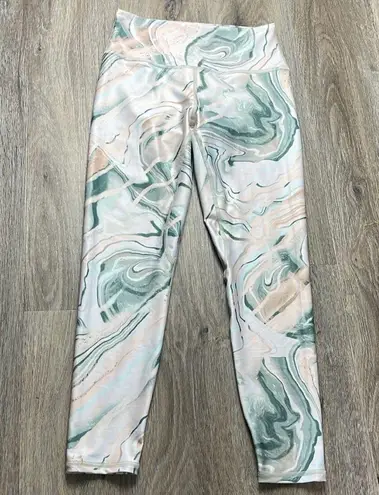 Savvi Pastel Swirl Leggings Size Medium Pink