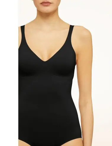 Wolford Cotton Control 3w Forming Shapewear Bodysuit in Black 42 6 New Womens