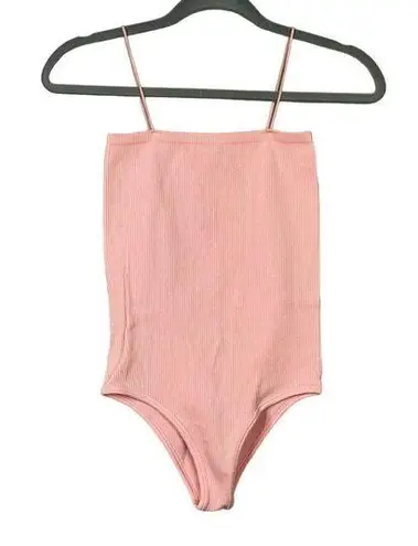 ZARA NWOT  Limitless Contour Collection Seamless Baby Ribbed Bodysuit XS Pink