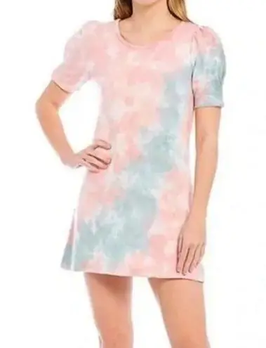 BB Dakota x Steve Madden Cosmic Girl Terry Mini Sweatshirt Dress. Size small Pink