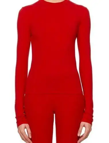 SKIMS Ribbed Leggings and Cotton Long Sleeve Jersey T-Shirt Set