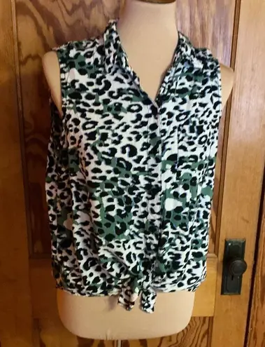 Beach Lunch Lounge Cheetah Belly Top