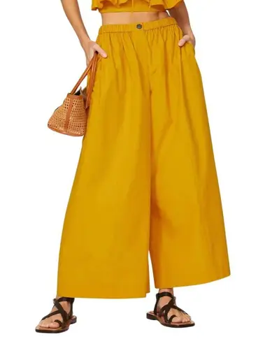 Jason Wu Wide Leg Culottes in Mustard Yellow, Size M