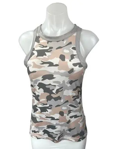 CDR Women's Multicolor Sleeveless Camo Camouflage Racerback Crop Tank Top Size S