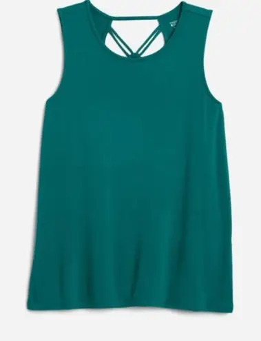 Market & Spruce Teal Lace-Back Tank Top – Size XL - NWT