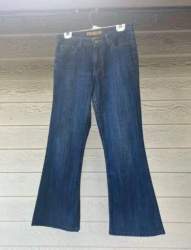 Seven 7 FAMK Womens Size 6 Premium‎ Blue Denim Flare Jeans