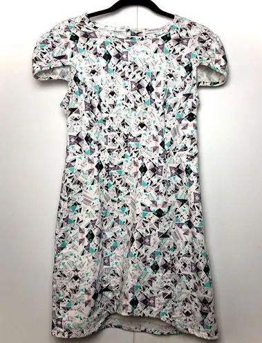 Finders Keepers Dream People Dress Geo Print Ivory