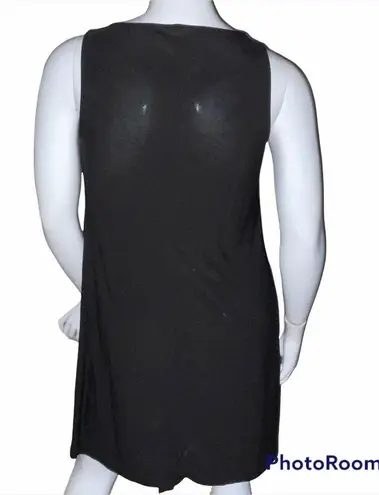 Roz & Ali  sleeveless pearl accent dress