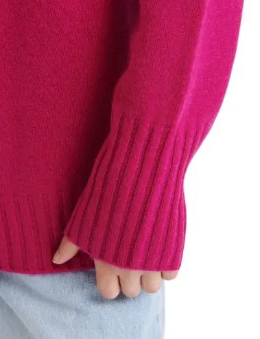 Naadam Luxe Cashmere Turtleneck Tunic Sweater Fuschia Pink Size XS