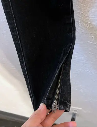 Vince  Calgary Ankle Zip Moto Skinny Jeans Size 32