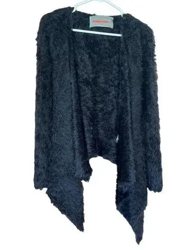 Freeloader , eyelash knit, asymmetrical cardigan/wrap sweater