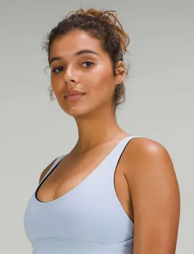 Lululemon True Navy/ Blue Linen Align Reversible Bra *Light Support, A/B Cup