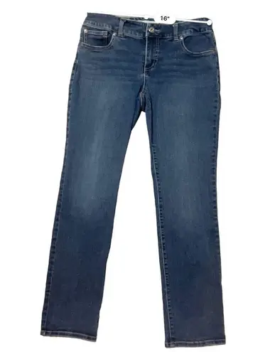 Chico's  Platinum Denim Blue Jeans Size 0.5‎ / US 6 Stretch Denim Mid Rise