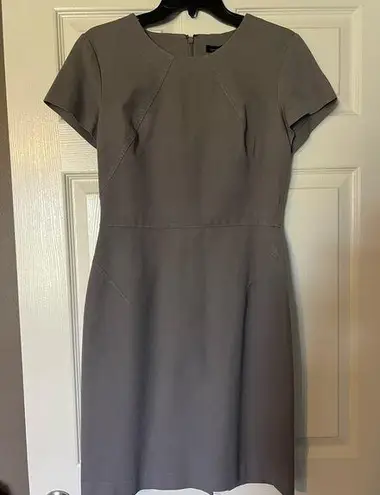 Banana Republic Grey Sheath Linen Dress size 8