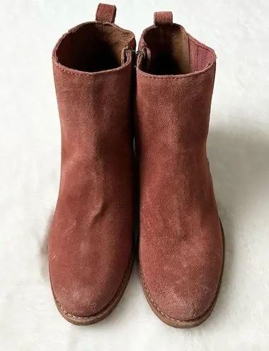 Frye NEW  Alton Leather Chelsea Boots Rosewood Suede Size 7.5