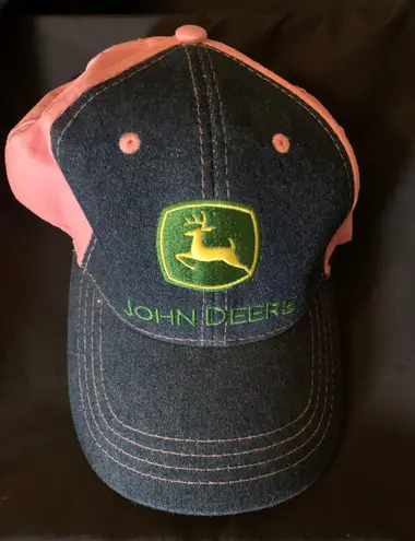 John Deere Jean & Pink  Hat 