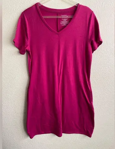 💥Time and Tru Vibrant Pink Casual T