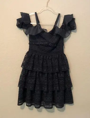 Two Sisters Charlotte Dress Blue Eyelet Small NWT