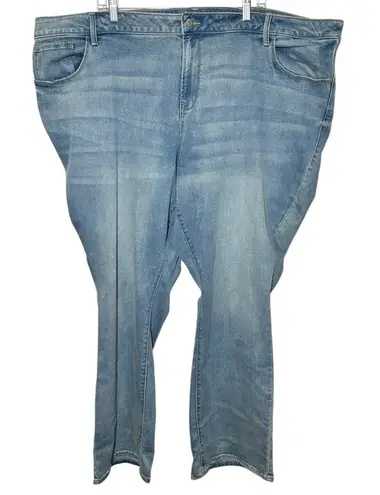 Old Navy ‎ Plus Kicker Boot-Cut Light Wash NWT High Rise Size 28W