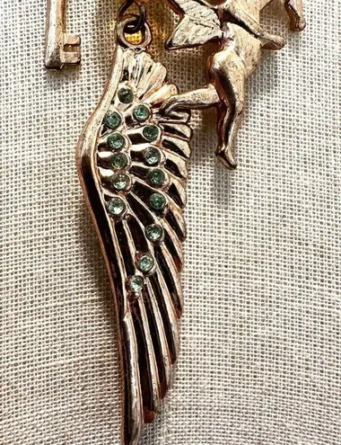 Cookie Lee Vintage Guardian Angel Necklace