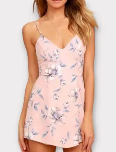 NWT. Lulu’s Magical Meadow Blush Pink Floral Print Skort
Dress Romper Size XS